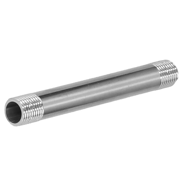 【NX】G1/4 udvendigt gevind 10 cm Rørfittings i rustfrit stål Gevindrørfittings Samling VVS-tilbehør