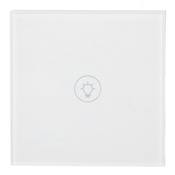 Smart Light Switch Trådlös fjärrkontroll Pekskärm Panel Timing Funktion Vägg Touch Light Switch för vardagsrum