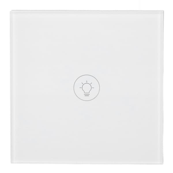 Smart Light Switch Trådlös fjärrkontroll Pekskärm Panel Timing Funktion Vägg Touch Light Switch Kompatibel med vardagsrum