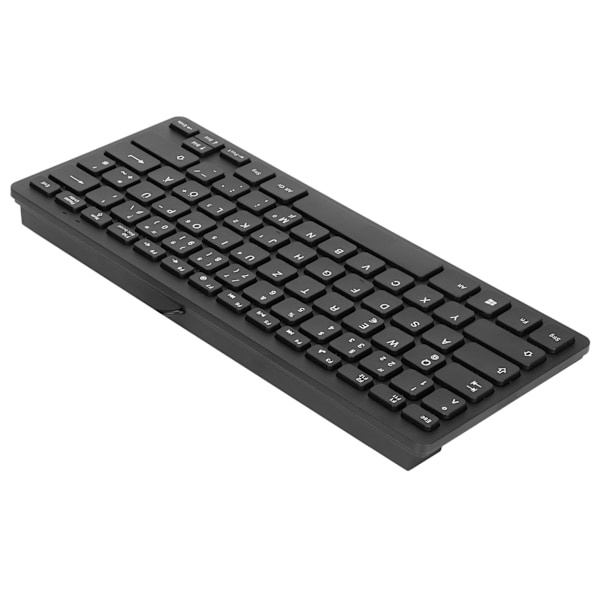 Datortangentbord Ergonomisk design UltraTunn Mini Hållbar Wired 78 tangenter Mekaniskt tangentbord för PC Bärbara datorer (tyska)