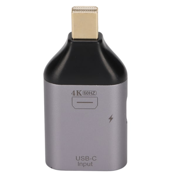 4K 60Hz USB C hona till mini displayport hane adapter omvandlare och PD strömadapter för mobiltelefon PC projektor och bildskärm