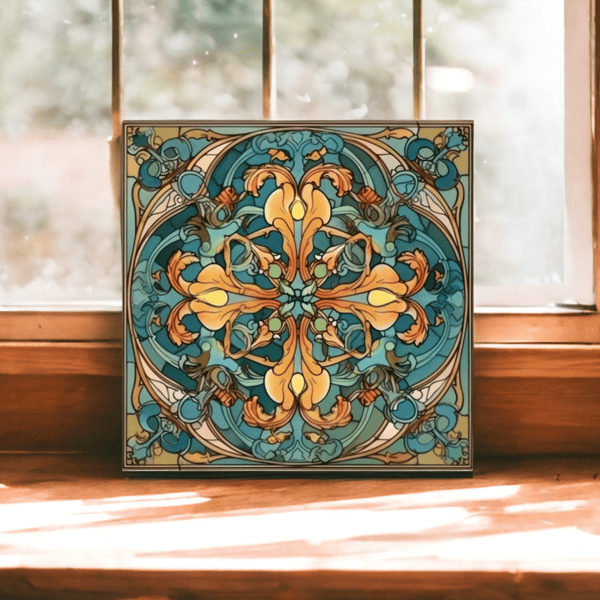 Art nouveau model 2 selvklæbende fliseindretning 30 stk.