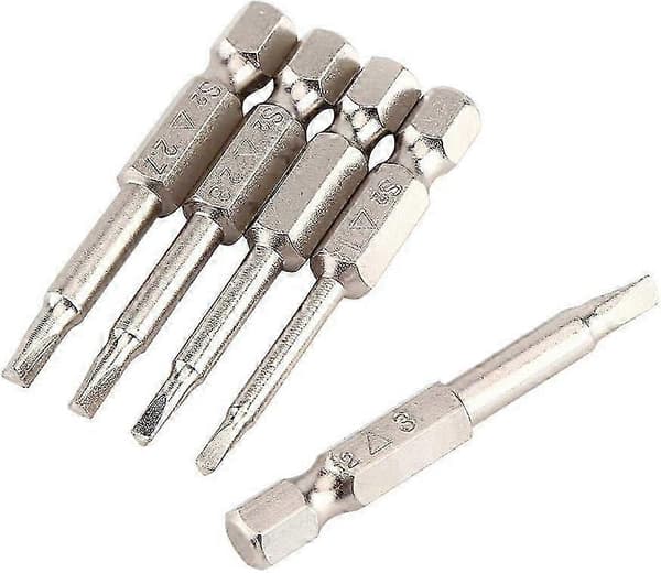 st magnetiska triangelskruvmejselbits S2 stål TA1.8/2.0/2.3/2.7/3.0