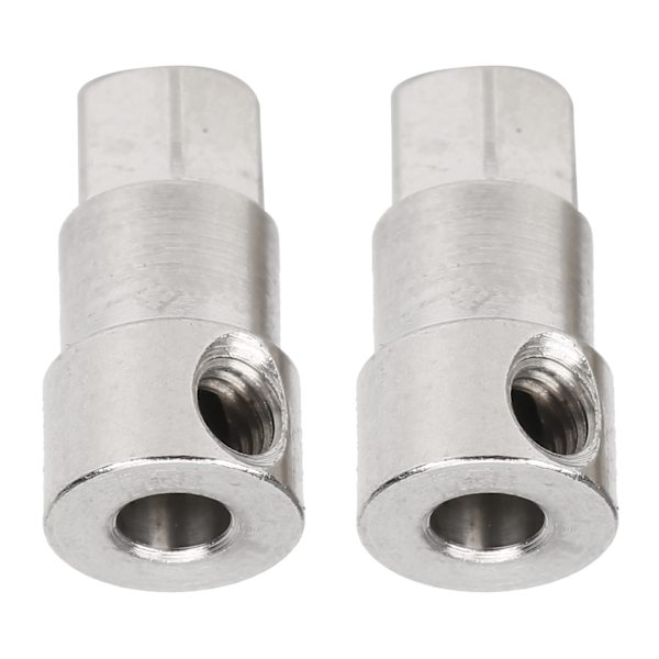 2 stk. metall bakakseldeler for 63 mm dekk Passer for WPL D12 1/10 RC lastebil (045S)