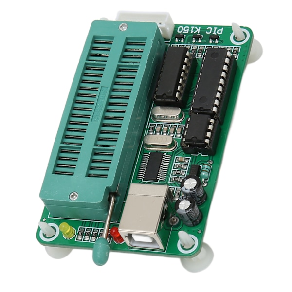 PIC K150 Mikrokontroller USB-programmer med 40-pins DIP-programmeringskontakt, programmerer direkte 8-pins til 40-pins DIP-brikker