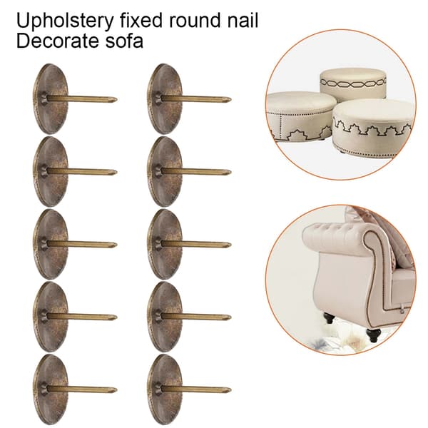 【NX】30 stk. Polstring Søm Skildpaddeskjold Mønster Sofadekor DIY Tøj Tilbehør Jern 19MM