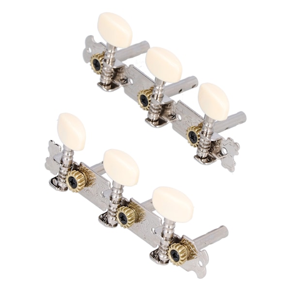 Stemmeskruer for gitarrmaskinhode Stemmeskruer Dobbel hull 3R 3L for akustiske folkemusikk-gitarrer