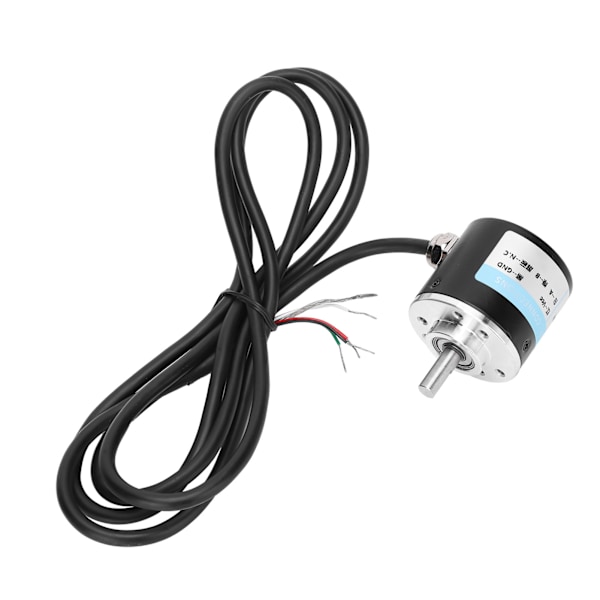 【NX】Encoder AB 2-faset inkrementel 5-24V DC Solid Shaft Encoder Kompatibel med Office Automation Engineering500B