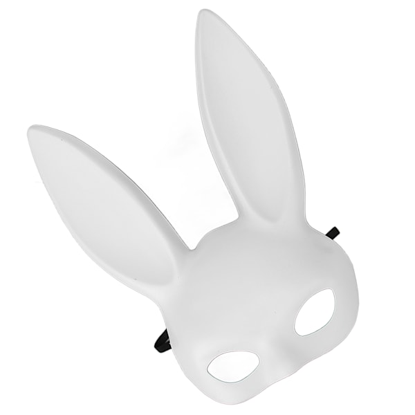 Halloween Kaninmaske Halv Ansikt Bedårende Rabbit Cosplay Maske Tilbehør for Festtilbehør