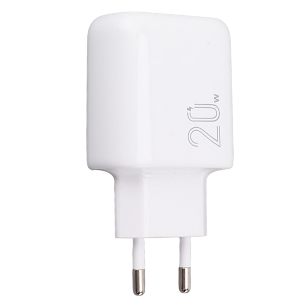 20W Telefonkontakt Strömadapter Dual Port PD Jack QC 3.0 Telefon Väggladdare Kontakt för Smartphone EU 100-240V