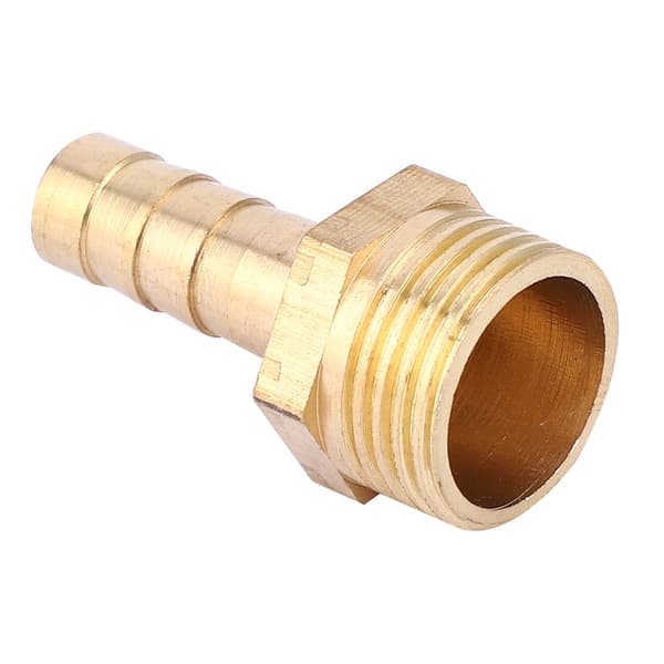 【NX】5 stk. G3/8 udvendigt gevind modhagekobling messingrørsfitting samling 8mm