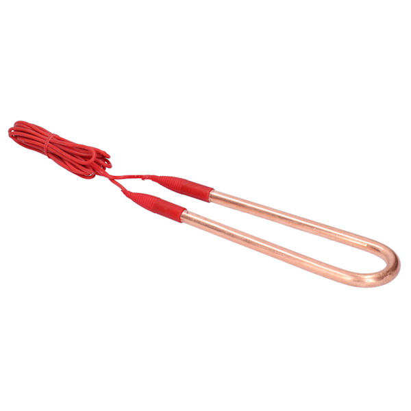 220V messinki sähköinen lämmitysputki AntiExplosion U-muotoinen lämmitysputkilämmityslaite 45,3 tuuman kaapelilla (2KW 26,5 x 6,5 x 1 cm/10,4 x 2,6 x 0,4 tuumaa)