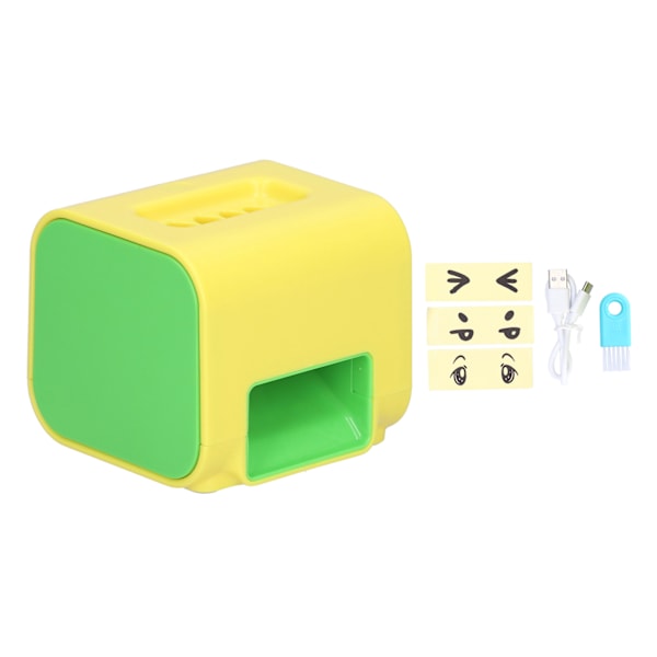 Automatisk Melonfrøåbner USB-opladning Elektrisk Solsikkefrøskaller til at beskytte tænderne Gul Grøn