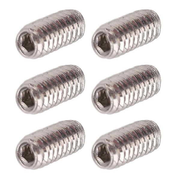 【NX】50 stk. settskrue A2-70 rustfritt stål grubskruer assortert sett maskinvarefester M2x4