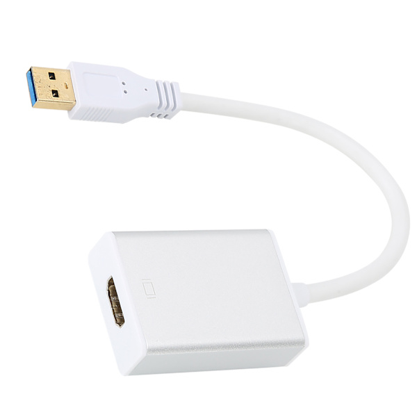 USB 3.0 - HDMI -kaapeliadapterimuunnin 1080P-näyttö PC:lle/OS X:lle HDTV-projektori