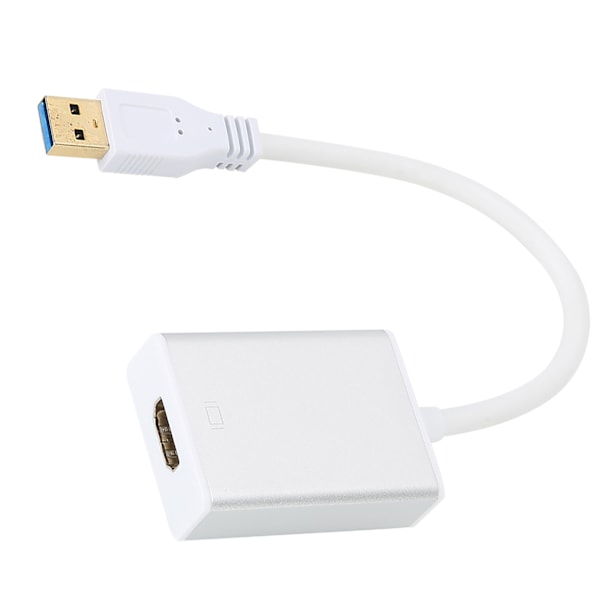 USB 3.0 til HDMI-kabeladapterkonverter 1080P-skærm til PC/OS X HDTV-projektor