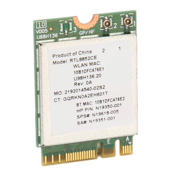 WiFi 6E Trådløst Kort 2.4GHz 5GHz 6GHz 5374Mbps NGFF BT5.3 Trådløst Netværkskort med Lav Latency til Computernetværk