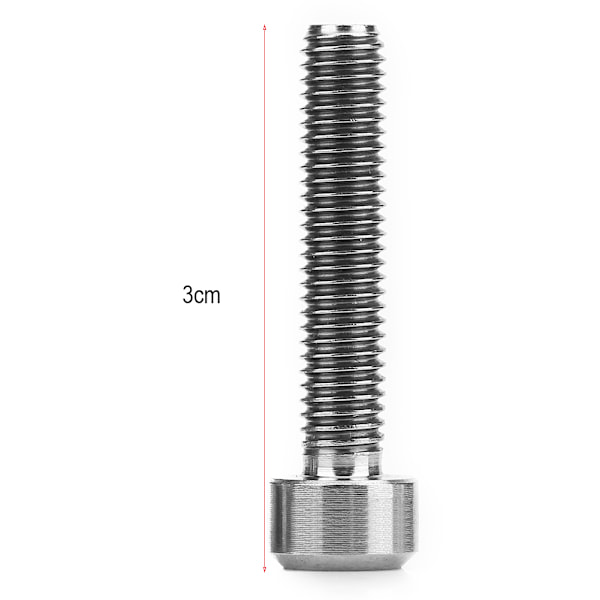 2 stk/sett M5x25mm titanlegering Sykkelbremsehåndsaksbolter Terrengsykkelskruer (titan)