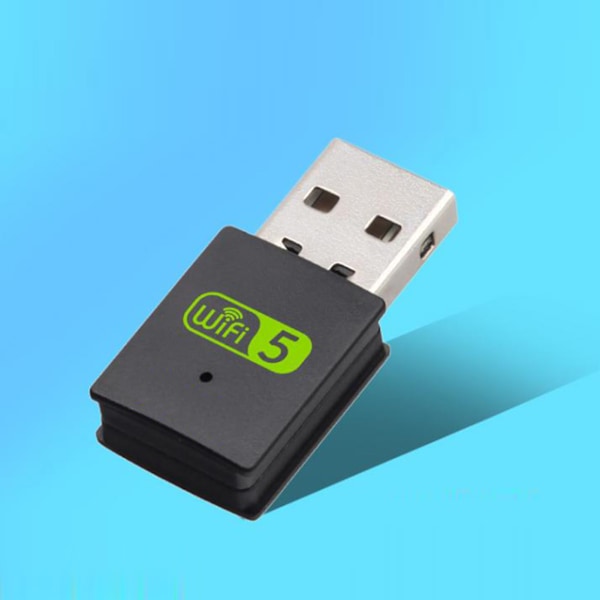 USB WiFi-adapter 600M BT 5.0 Driverfri 2.4G 5G Dobbelbånd Trådløs Nettverksadapter