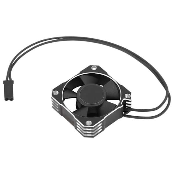 RACKET 35 mm motorkjølevifte 8,5V/21000 RPM for 1/10 1/12 1/8 RC-sensor børsteløs motor Sølv