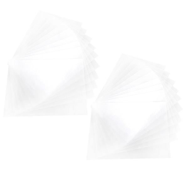 20 st Krympfilm Semitransparent frostad värmekrympbar handmålad gör-det-själv-ark 0,2 mm 2029#