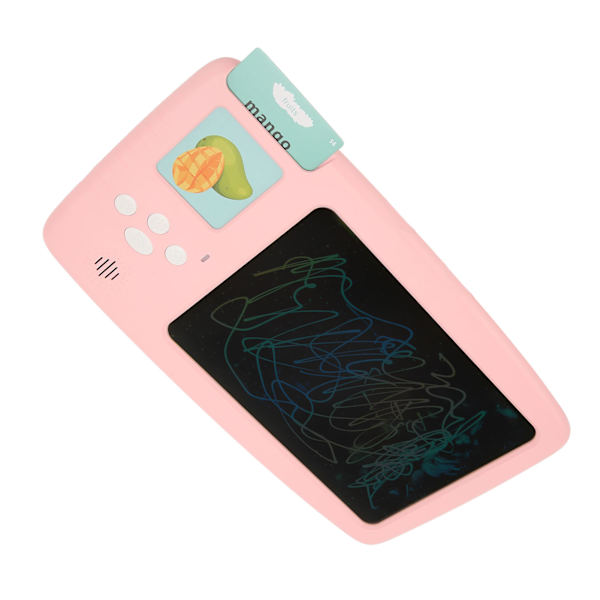 Børne Skrivetavle Læs Skriv Tal Smart Kort Håndskrift Tablet Læring Pædagogisk Toddler Legetøj 8.5in Rosa