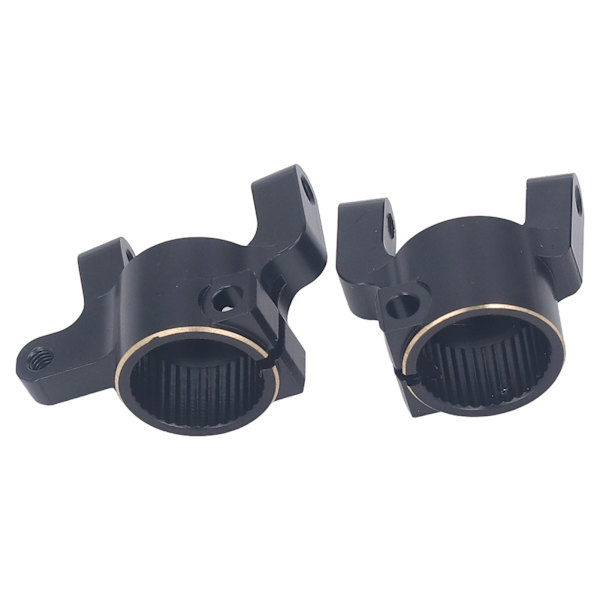 2 stk. Forreste C-navholder Messing Solid konstruktion Styrestangsophæng til Axial SCX10 II AR44
