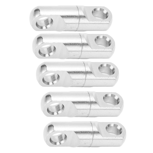 5 st/set Rostfritt Stål Kolonn Typ 360° Rotationslager Swivels Fiske Swivels Krokhållare 9#