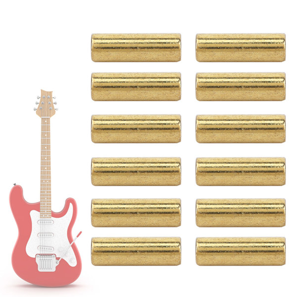 12 kpl Premium sähkökitaran mikrofonin korvaavat magneettiset slug-tangot Kestävä Humbucker-setti (15 mm)