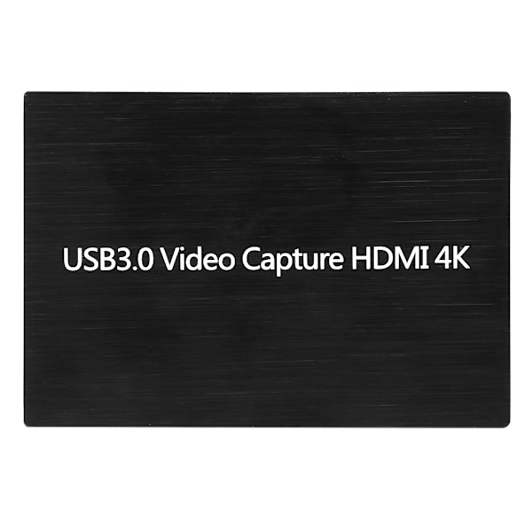S300 4K HDMI Capture Card USB 3.0 DriverFree Spel Live Mikrofon 1080P HD Loop Videoinspelningsbox