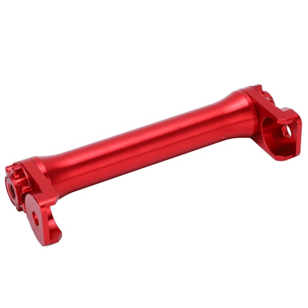 Teleskopisk förlängningsstång för lätt hjul i aluminiumlegering för Brompton 3sixty hopfällbar cykel 124 mm sammandragningslängd Röd