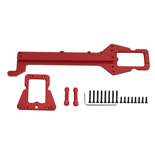 Byte av övre chassi i RC legering med hög hållfasthet Utsökt övre chassiplatta för Traxxas LaTrax Teton 1/18 RC Car Red