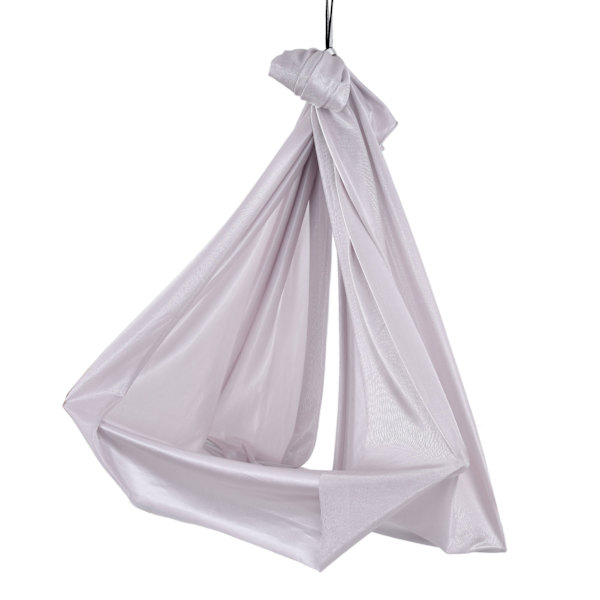 Aerial Yoga Hängmatta 1 X 2,8 m Säker Andningsbar Lindra Smärta Elastisk Barnhängmatta för Yoga Barn Använd Grå