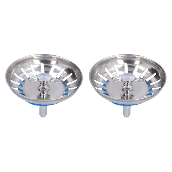 【NX】2 stk. Hjemmevask Silplugg Stopper 304 Rustfritt stål Anti-tilstopping Vask Tilbehør