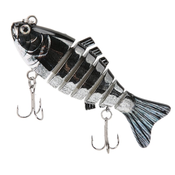 Fiskebete Hållbar imitation av plast Fake Multi Jointed Swimbbait Långsamt sjunkande Glidebait5#