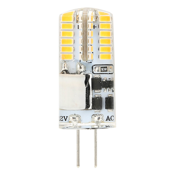 G4-lamppu 48LED-polttimo 3W 300LM Bi-pin-valo ei himmennettävä kattokruunuun AC DC 12V (luonnollinen valo 40004500K)