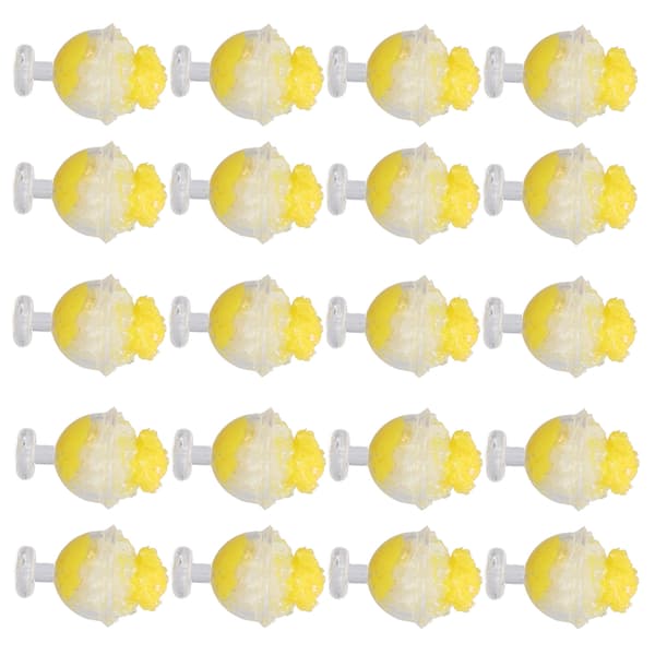 20 st 1:12 Dockhus Smoothie DIY Rolig Simulerad Miniatyr Smoothie Dockhus Dekorations Tillbehör Gul