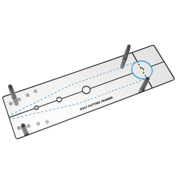 【NX】Golf Putting Alignment Mirror Bærbart Puttinghjelpemiddel Putting Mirror Treningshjelpemiddel Akryl Golf Putting Mirror