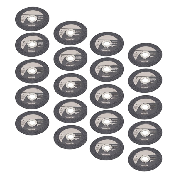 20 stk kappingsskiver for vinkelsliper kutteskive Ultratynn metall rustfritt stål metall skjæreverktøy OD 125mm ID 22mm