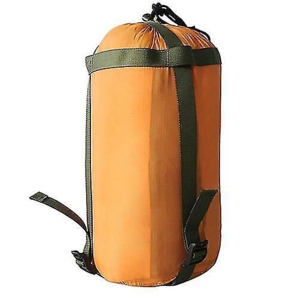 Vattentät 4 säsonger utomhus camping vandring enkel kuvert sovsäck - orange