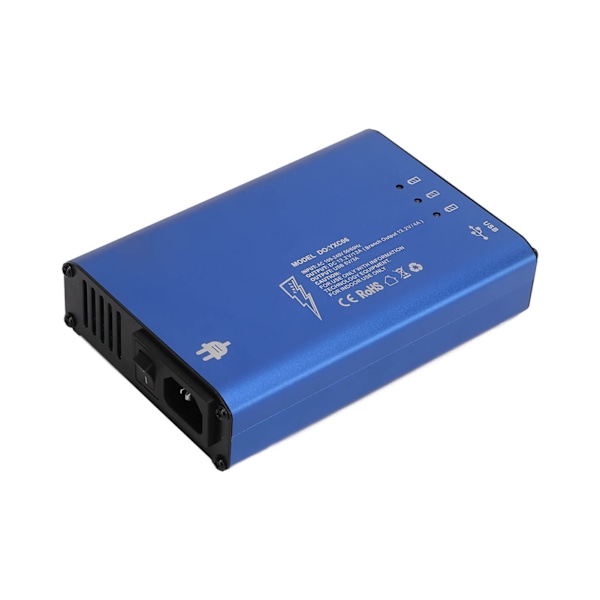 Multi Batteriladdare Hub 5 Laddningsportar Flera Skydd Intelligent Kontroll 5 i 1 Laddare Hub US 100‑240V