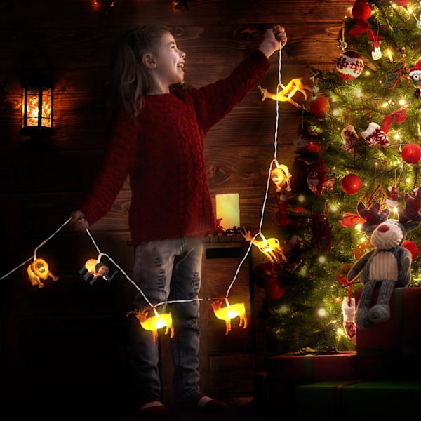Animal String Lights 10 LEDs Små djur String Lights Barnrumsdekoration för barnrum Inomhus String Lights