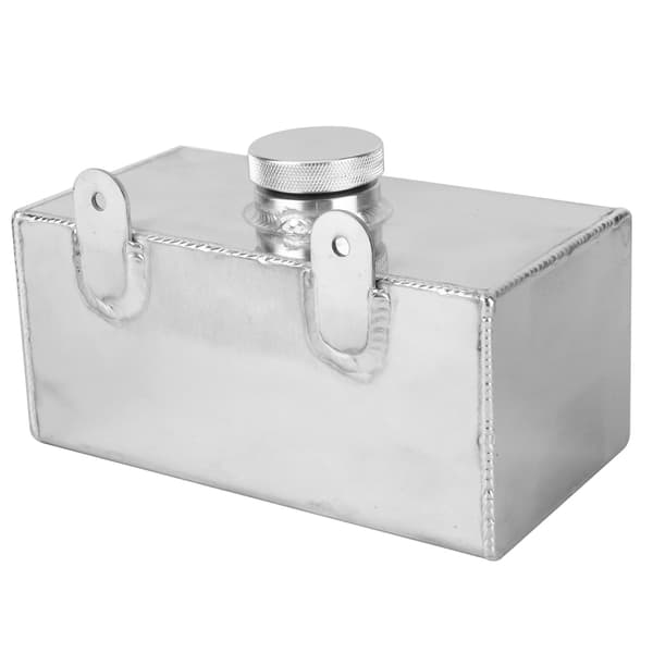 Aluminium forrudevaskerflaske 2L poleret intercooler spraytank Universal bildele