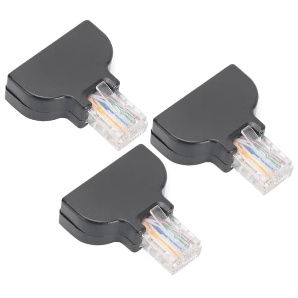 3 sett RJ45 hann til 8-pinners skruterminaladapterplugg for AV Digital