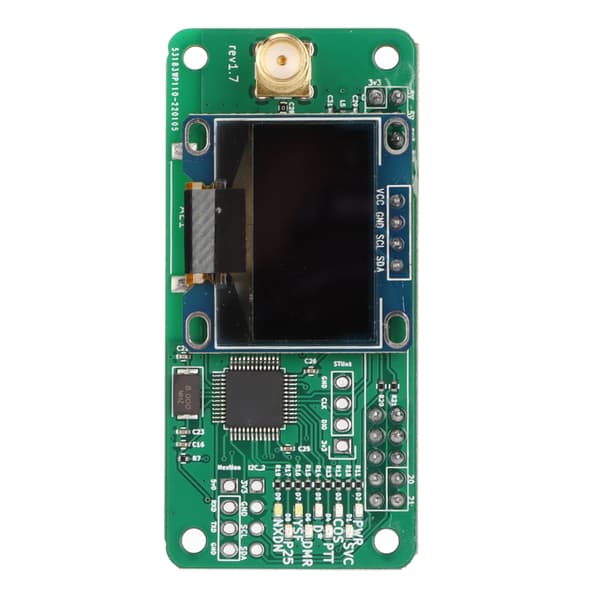 【NX】UHF VHF UV MMDVM Hotspot Modul Kit SMA Interface LED Display Hotspot Board med Antenne