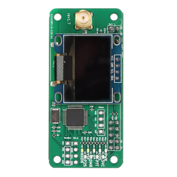 【NX】UHF VHF UV MMDVM Hotspot Module Kit SMA Interface LED Display Hotspot Board med antenne