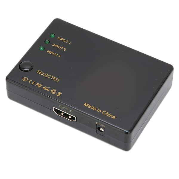 【NX】HD Multimedia Interface Switch HD Multimedia Interface 3 ind 1 ud Switch 4Kx2K med fjernbetjening