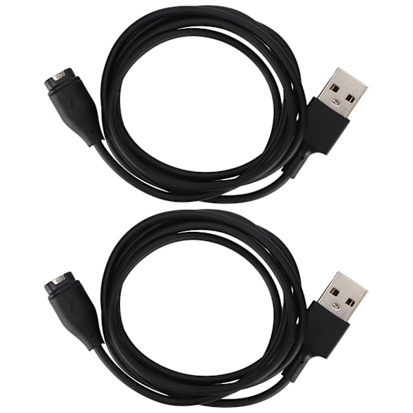 2st laddarkabel kompatibel för Fitbit Fenix ​​6X Smart Watch USB-laddarkabel Adapterbyte