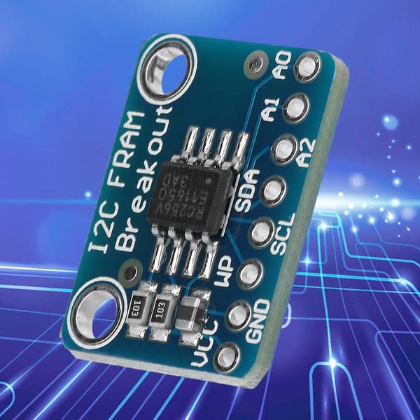 MB85RC256V Minne 32KB I2C Icke-flyktigt FRAM Breakout Board