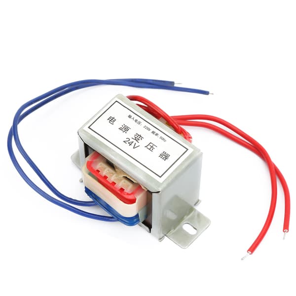220V-24V 12W 50Hz lågfrekvent isolering Single Power Transformator EI Typ Kärna